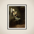 'Vissersvrijage' framed
