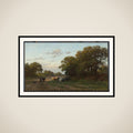 Landscape in Drenthe framed