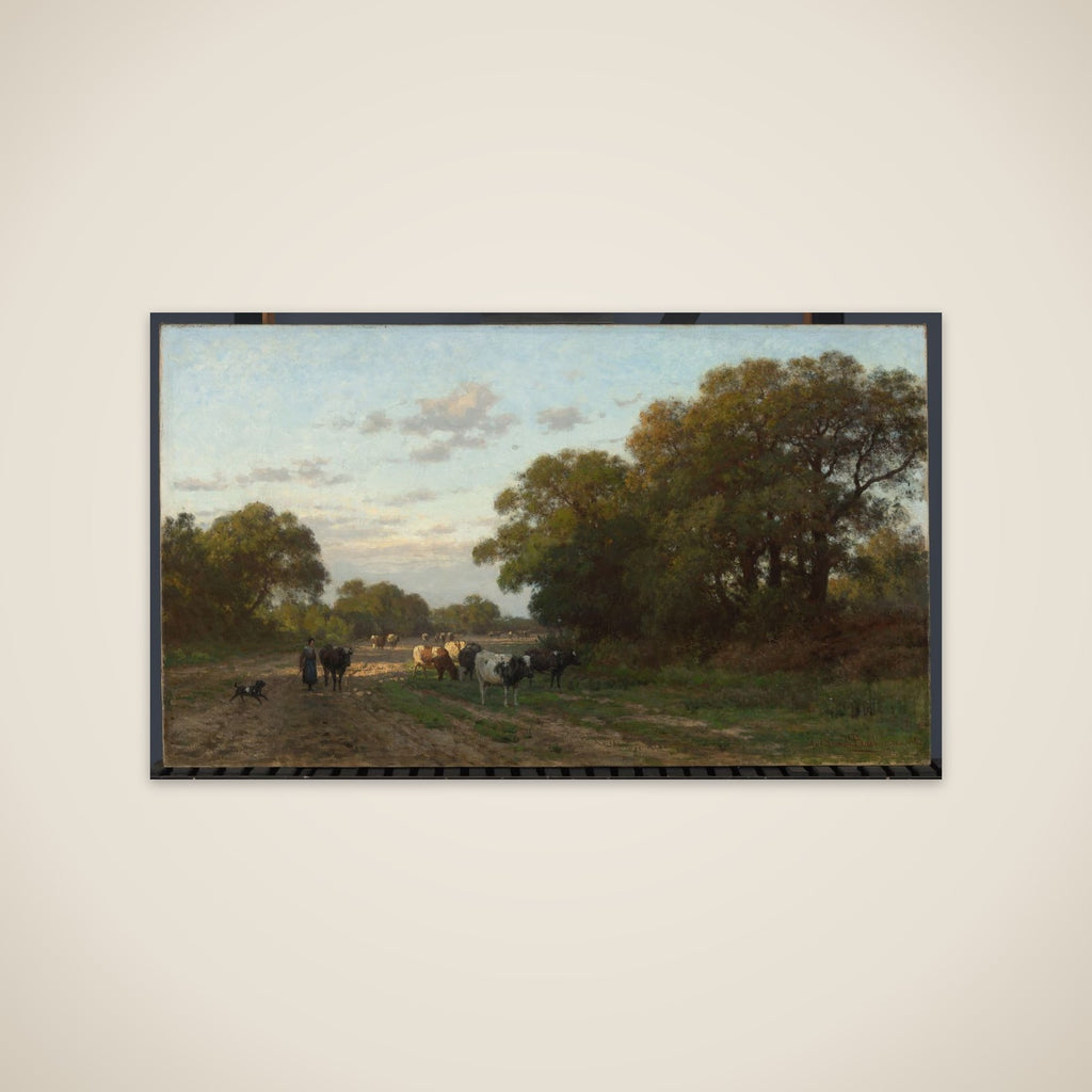 Landscape in Drenthe unframed print