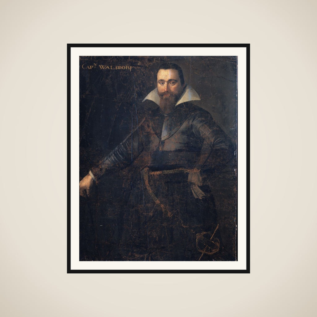 Portrait of Bartholomeus Andrio Walsdorffer (?-1622) framed