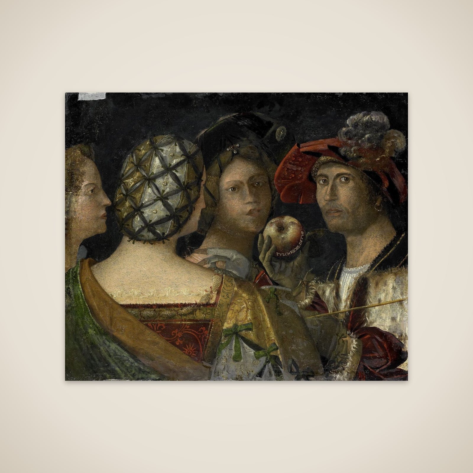 The Judgment of Paris unframed print
