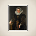 Portrait of a Woman, probably Maria Schuurman (1575-1621) framed
