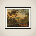 Italian Landscape framed
