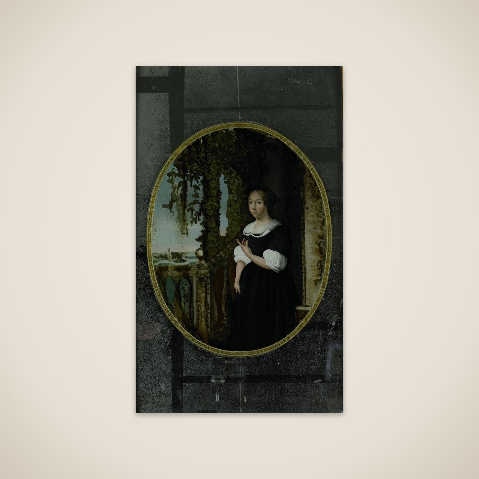 Portrait of a Woman in 17th-century Clothing unframed print