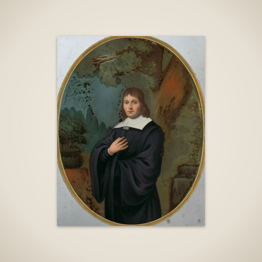 Portrait of a Man in 17th-century Clothing unframed print