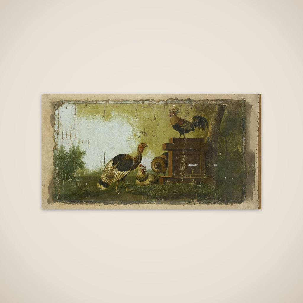 Decorative Piece with Poultry unframed print