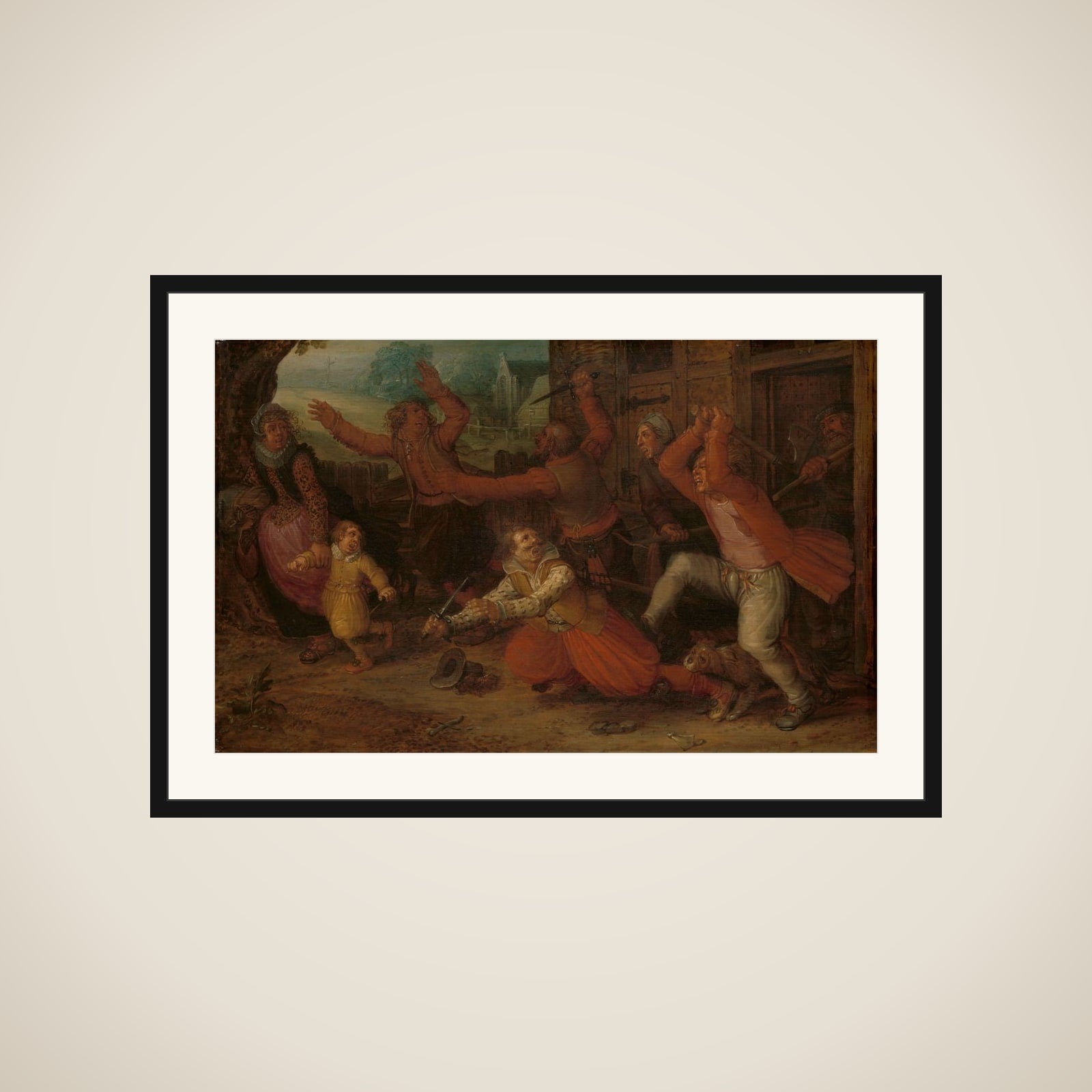 The Peasant’s Pleasure framed