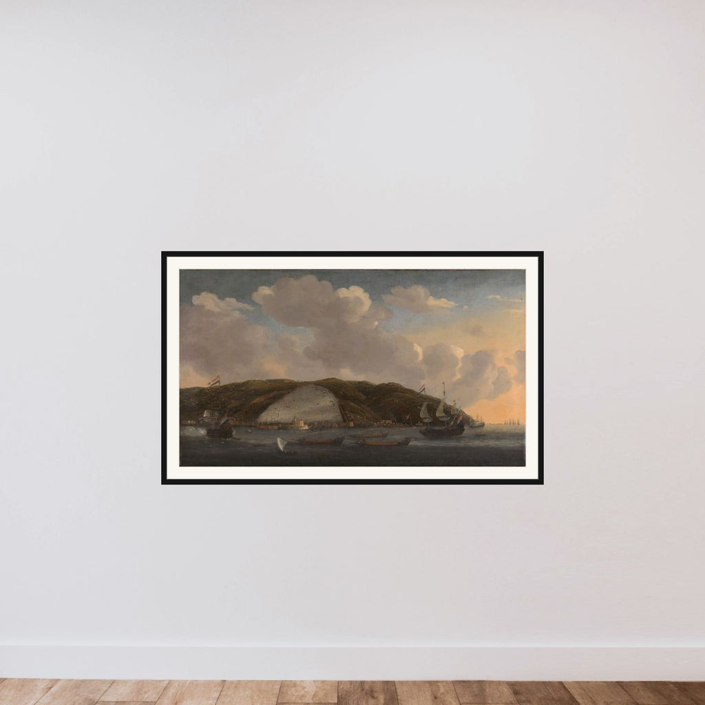 View of Algiers framed — shown to scale
