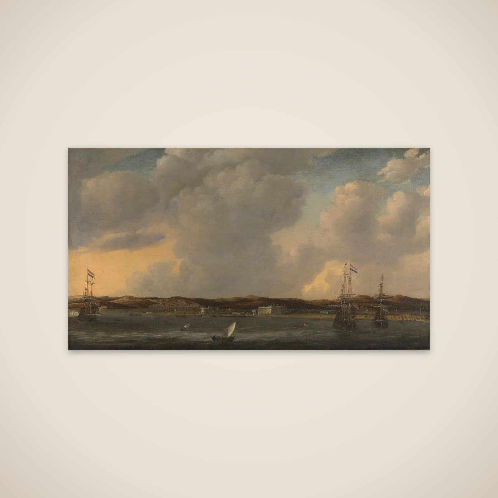 View of Tunis unframed print