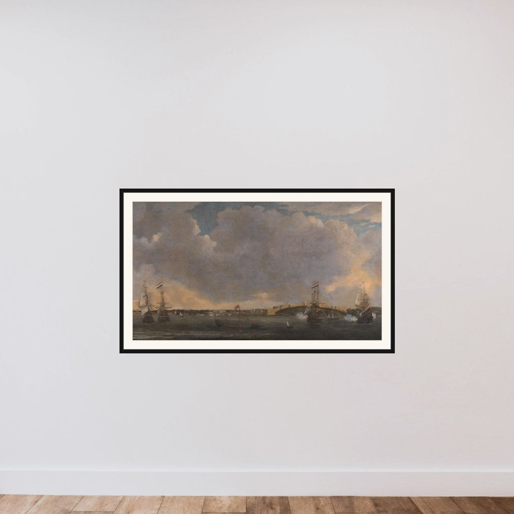 View of Tripoli framed — shown to scale