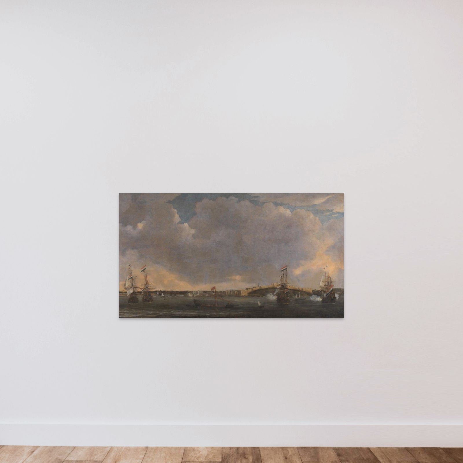 View of Tripoli unframed — shown to scale