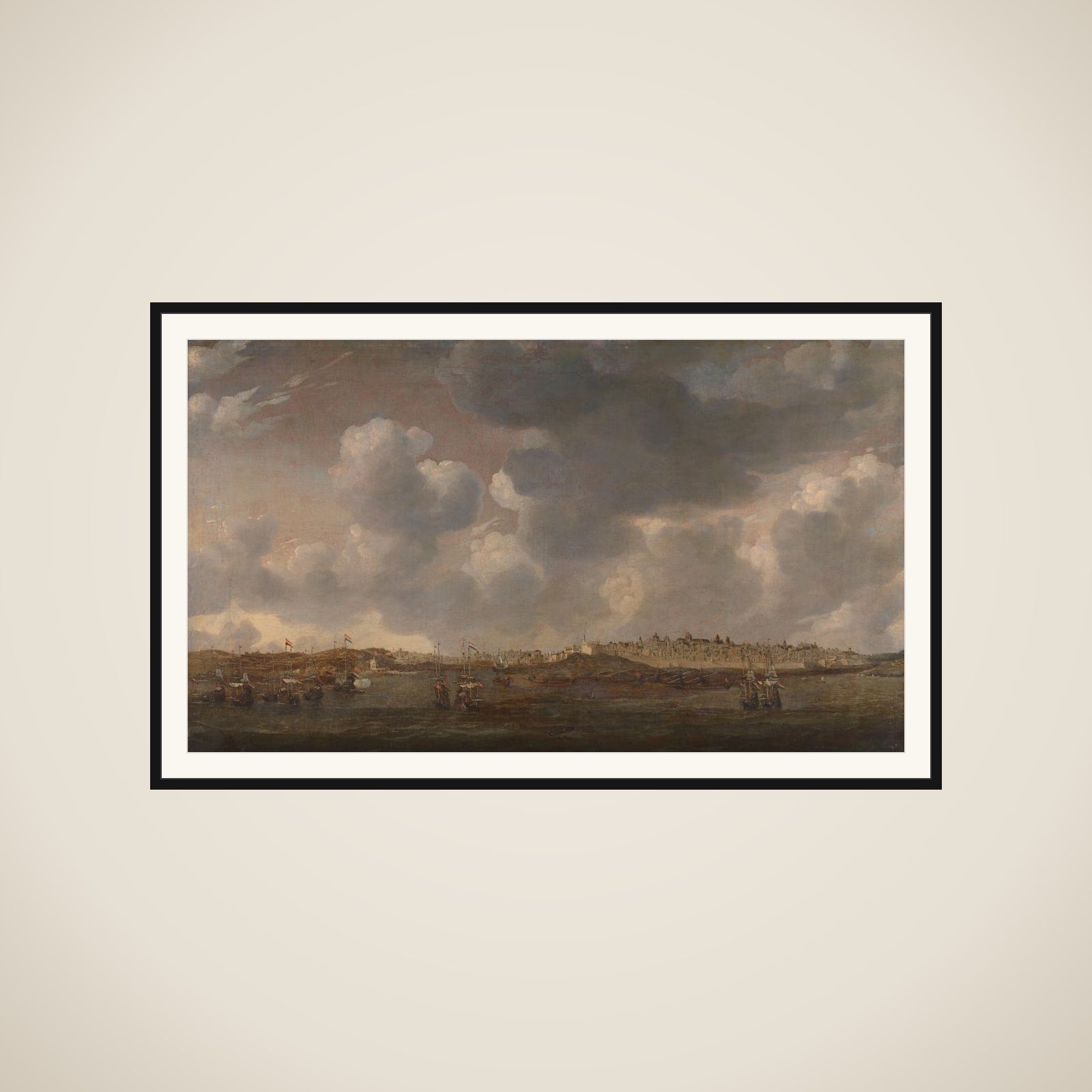 View of Salee, Morocco framed