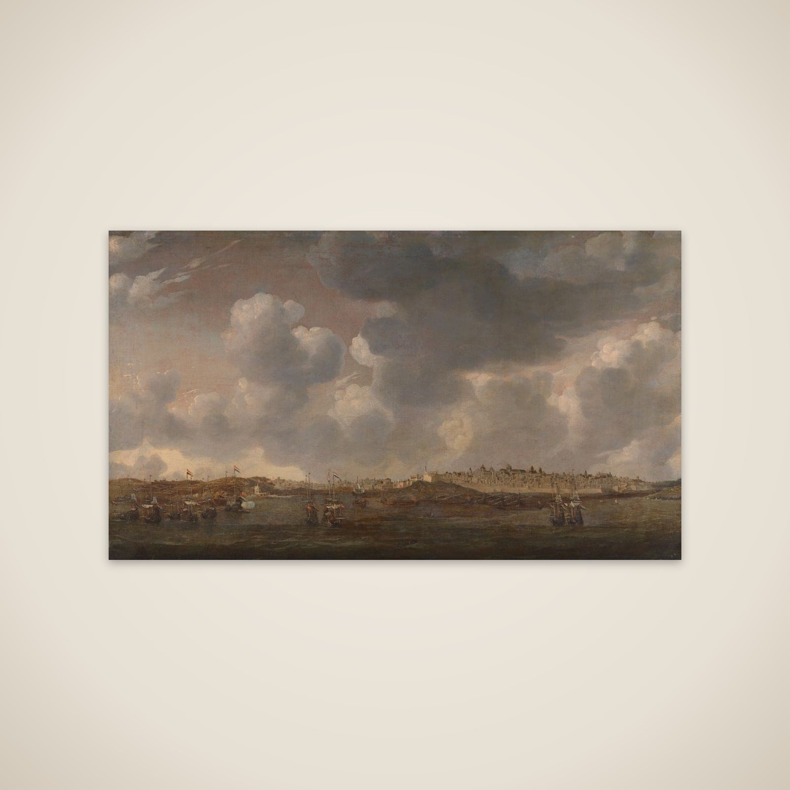View of Salee, Morocco unframed print