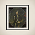 Portrait of Major-General Hans Willem, Baron van Aylva, called The Formidable General framed