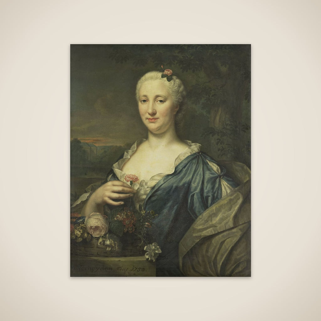 Portrait of Agnes Margaretha Albinus, Wife of Coenraad van Heemskerck unframed print
