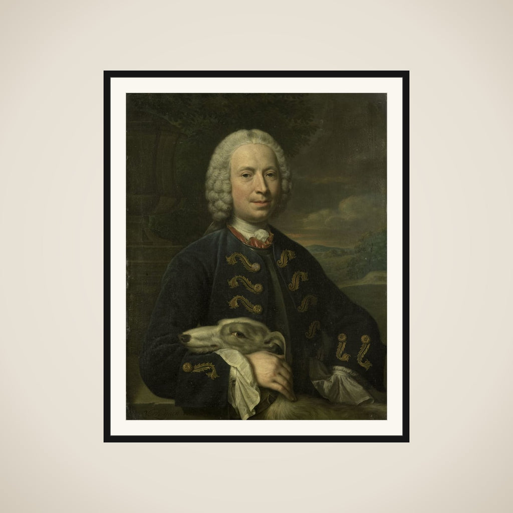 Portrait of Coenraad van Heemskerck, Count of the Holy Roman Empire, Lord of Achttienhoven and Den Bosch framed