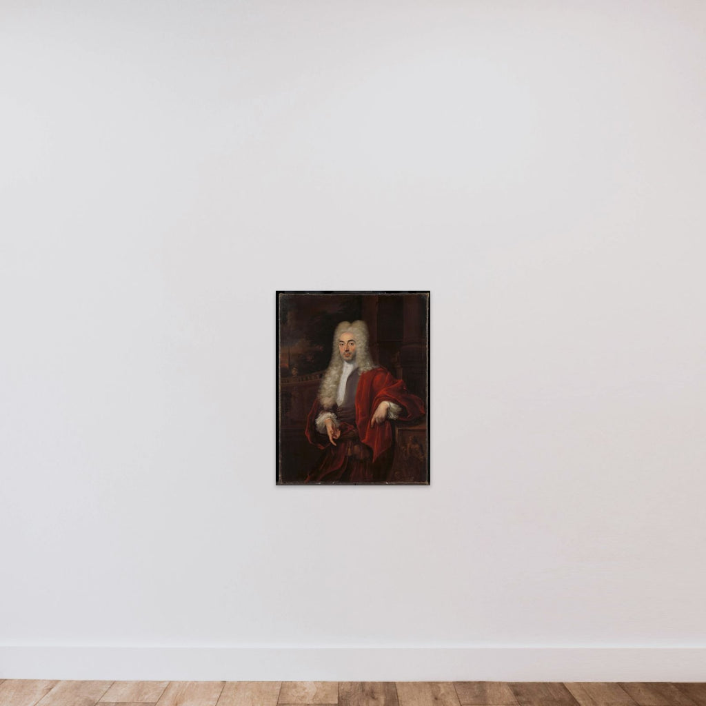 Portrait of a Man unframed — shown to scale