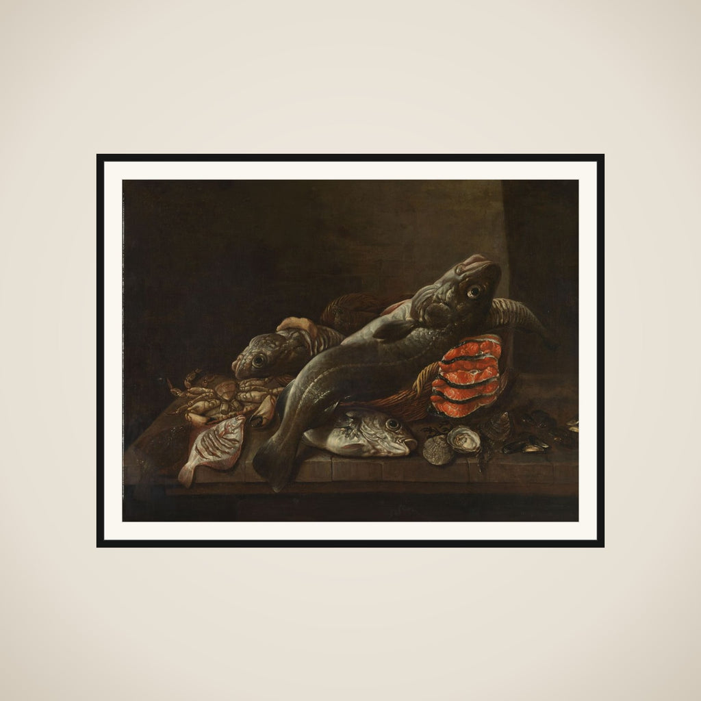 Still Life with Fish framed