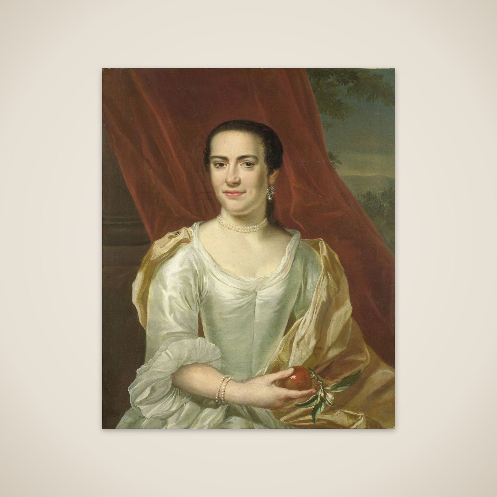 Margaretha Leuveling (1738-83), Wife of Justus Tjeenk unframed print