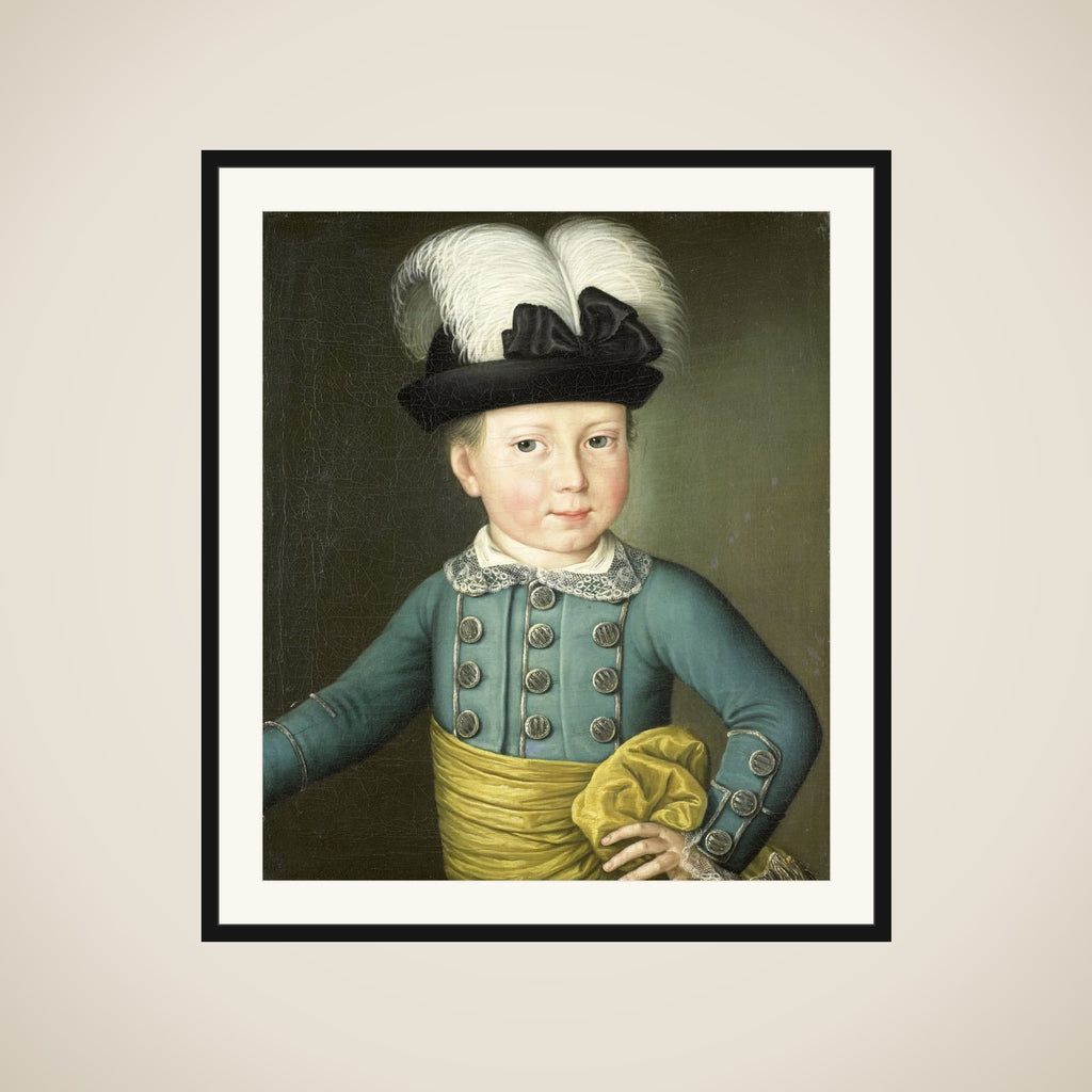 Portrait of William Frederick, Prince of Orange-Nassau, later King William I, as a Child framed