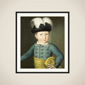 Portrait of William Frederick, Prince of Orange-Nassau, later King William I, as a Child framed