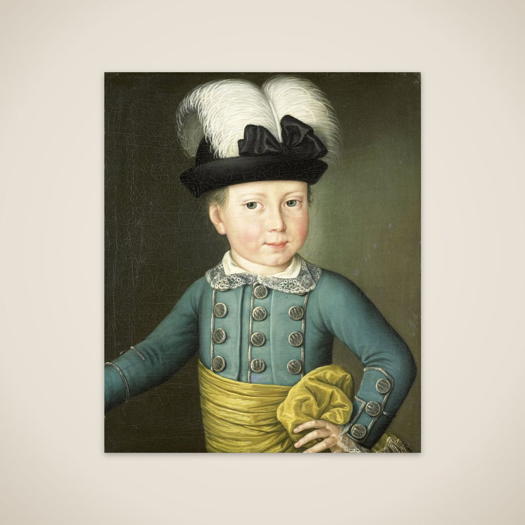 Portrait of William Frederick, Prince of Orange-Nassau, later King William I, as a Child unframed print