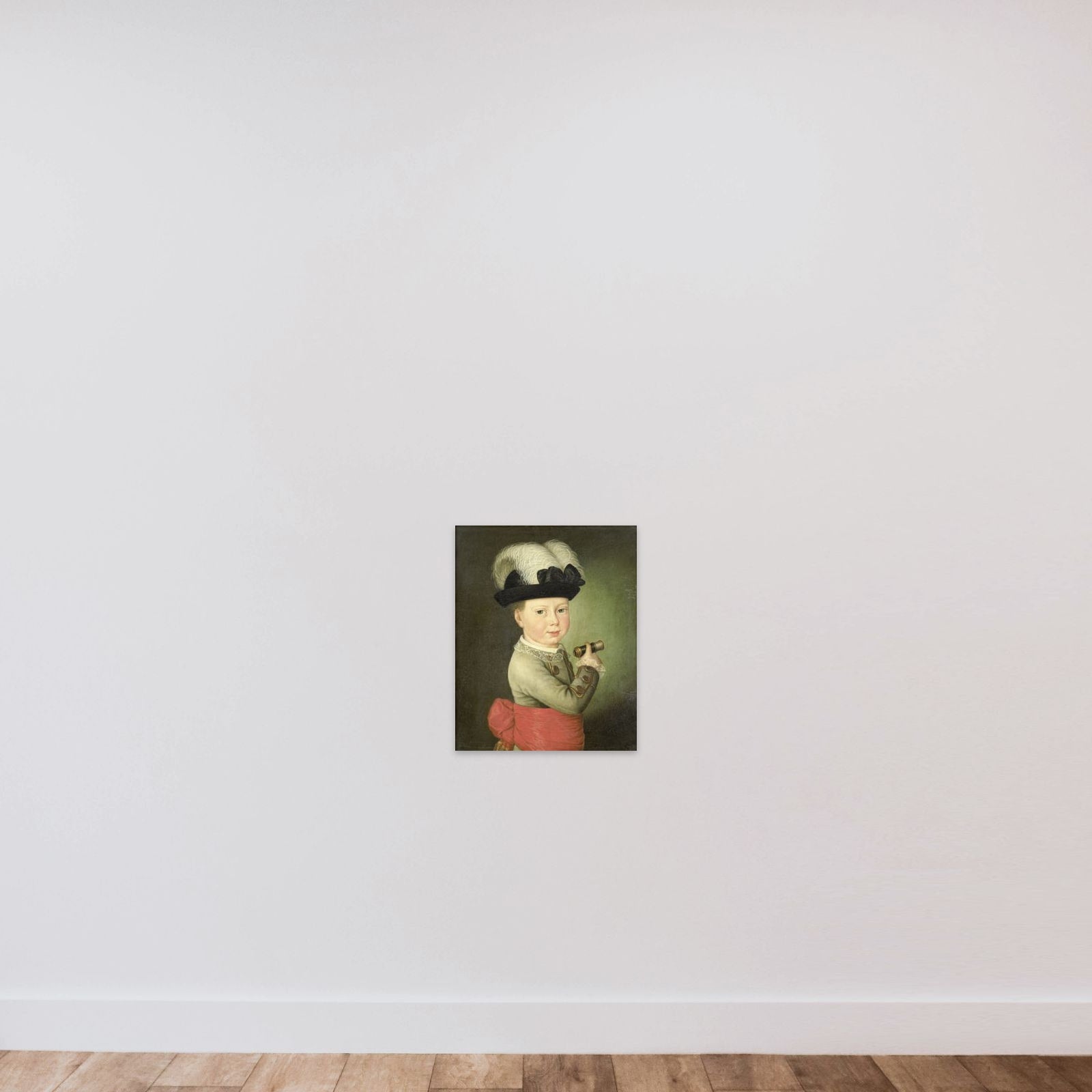 William George Frederick, Prince of Orange-Nassau, as a Child unframed — shown to scale