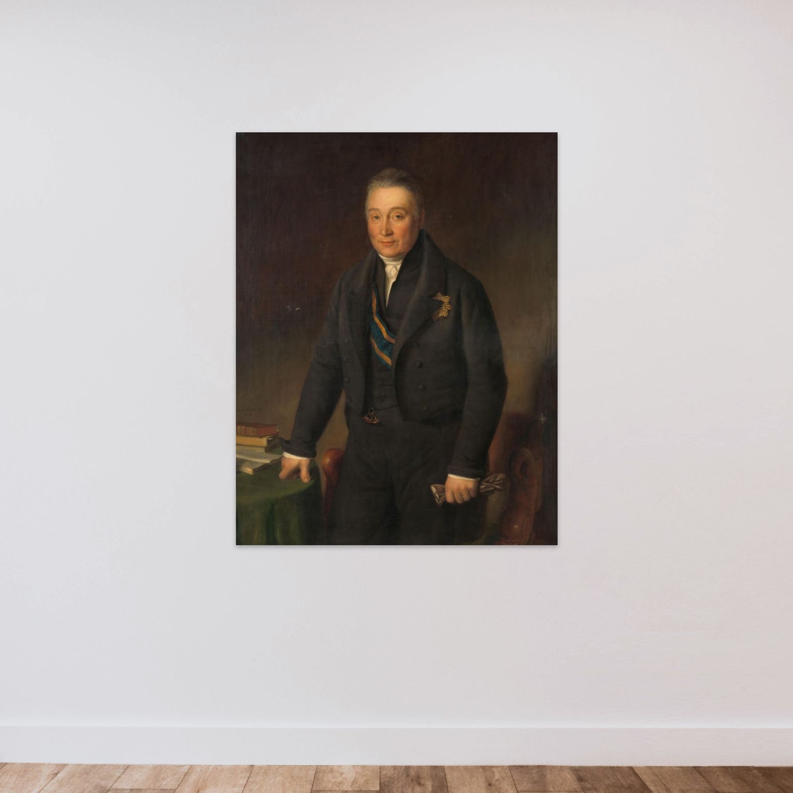 Adam-François-Jules-Armand (1771-1848), Count van der Duyn van Maasdam unframed — shown to scale