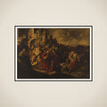 The Meeting of Jacob and Esau framed
