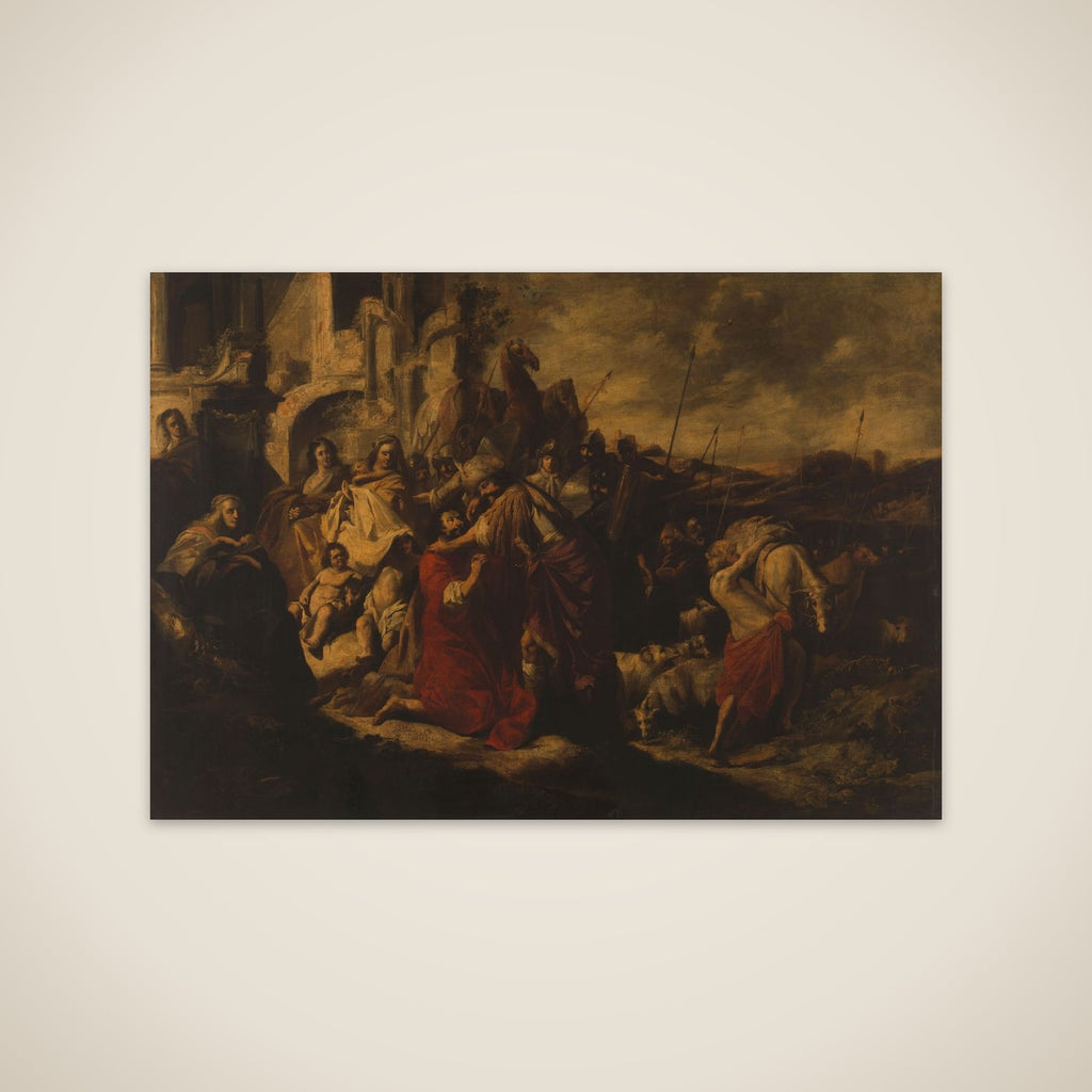 The Meeting of Jacob and Esau unframed print