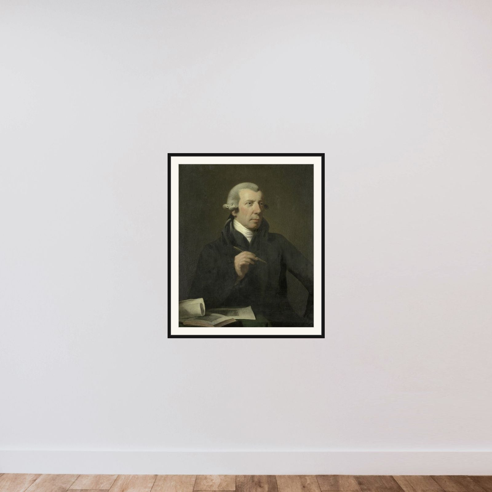 Reinier Vinkeles (1741-1816), Draftsman and Engraver framed — shown to scale