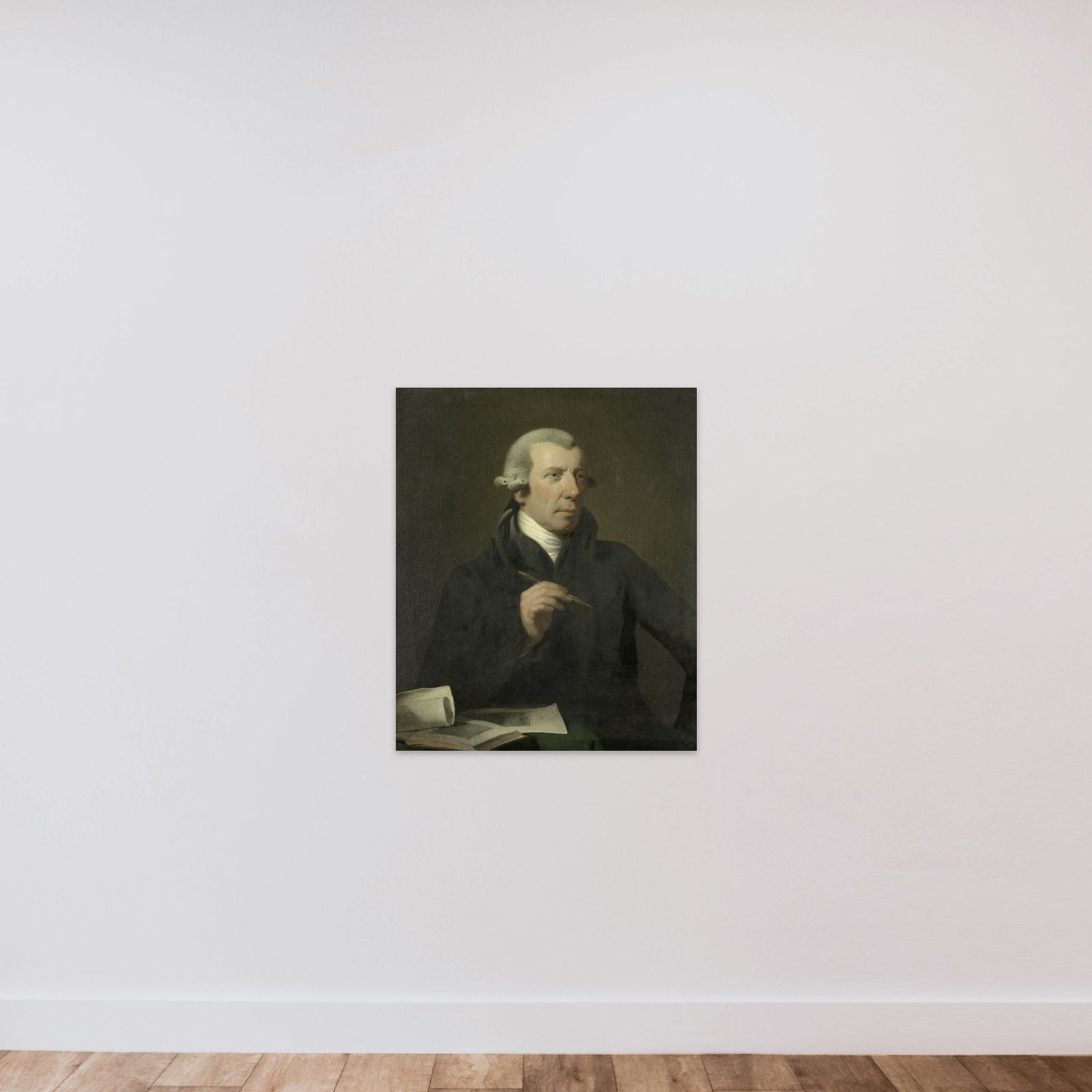 Reinier Vinkeles (1741-1816), Draftsman and Engraver unframed — shown to scale