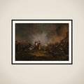 The Prince of Orange at Quatre Bras, 16 June 1815 framed