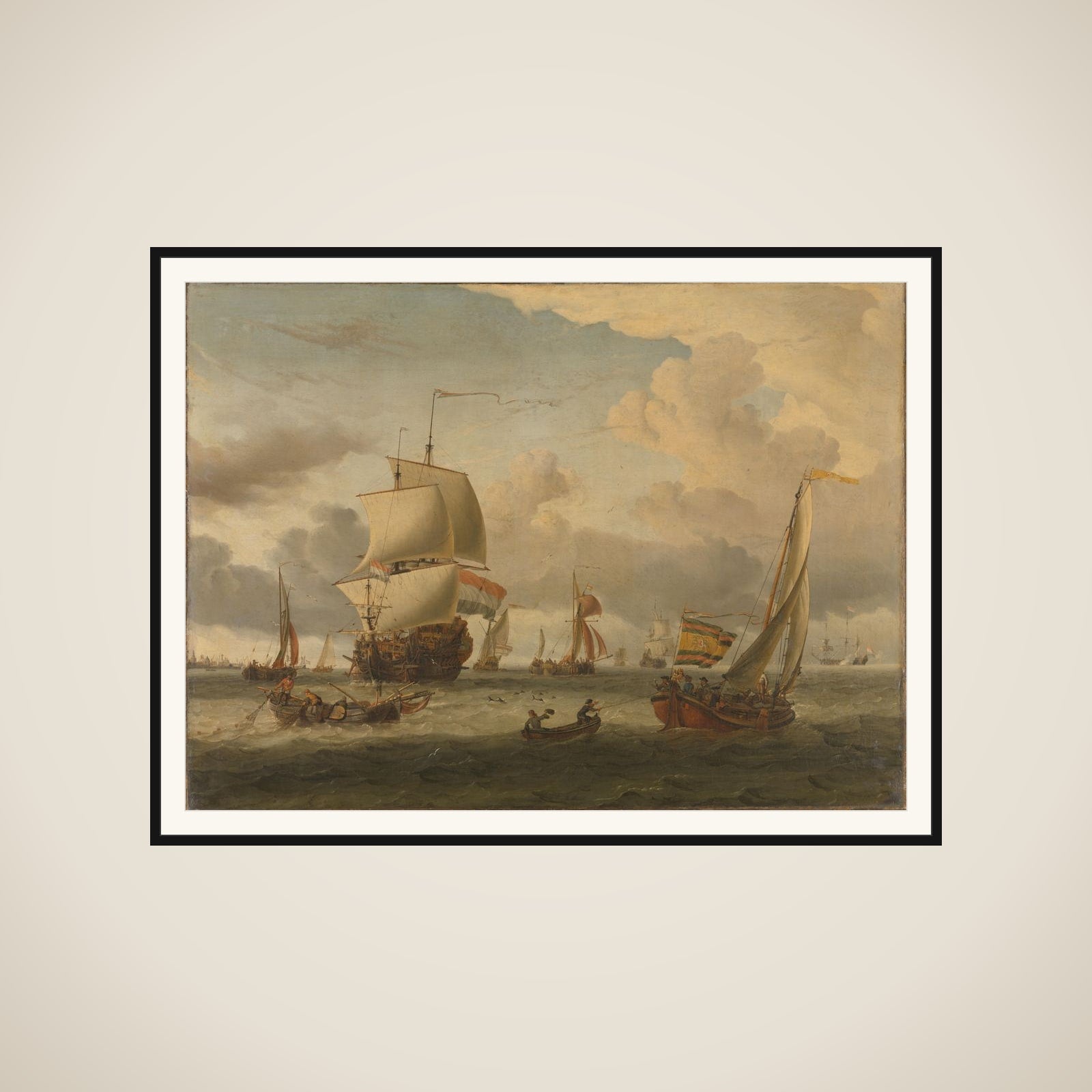 The Roads of Enkhuizen framed