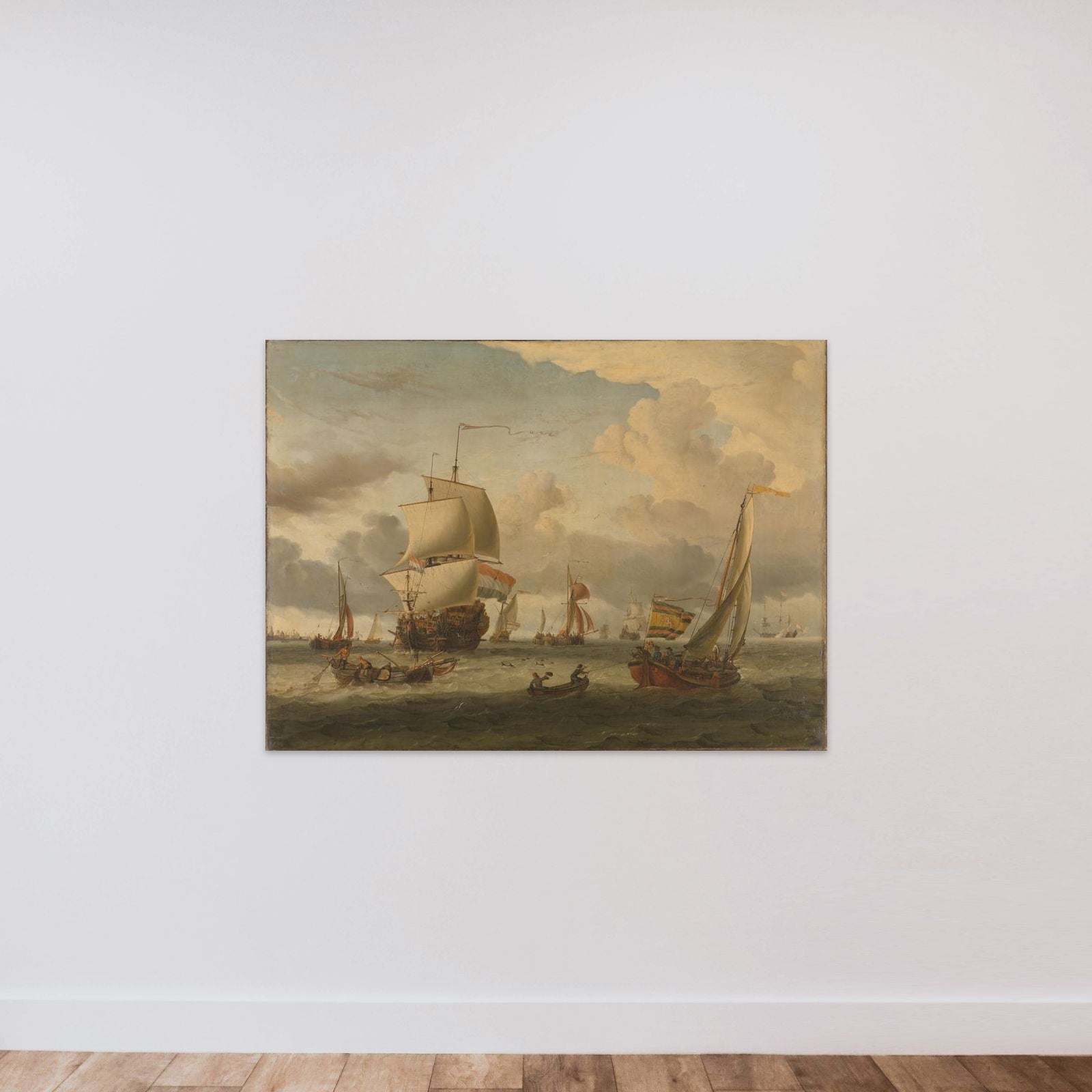 The Roads of Enkhuizen unframed — shown to scale