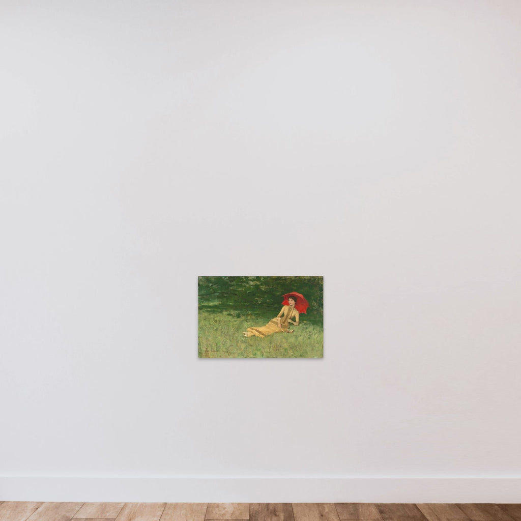 A Summer Afternoon unframed — shown to scale