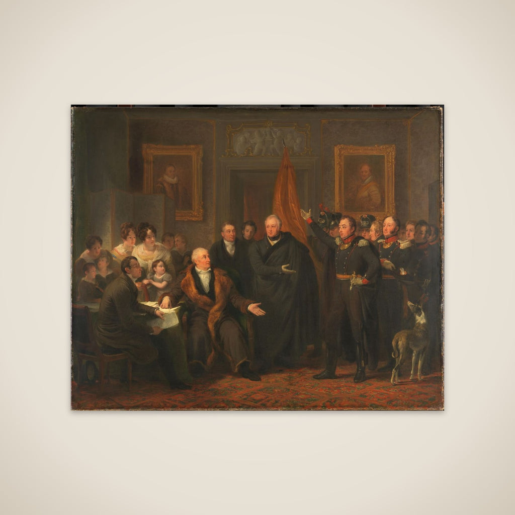 Triumvirate Assuming Power in the Name of the Prince of Orange, 21 November 1813 unframed print