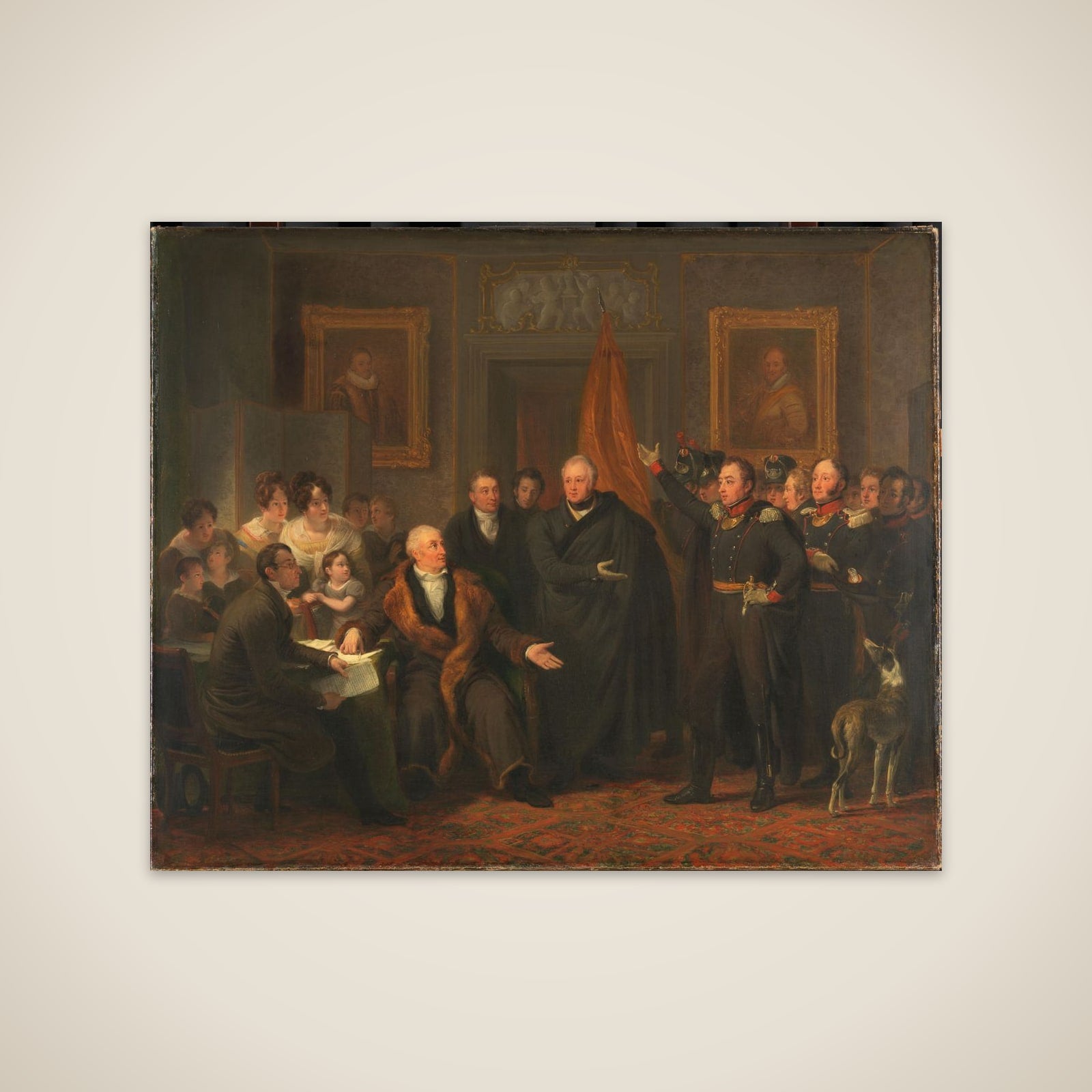 Triumvirate Assuming Power in the Name of the Prince of Orange, 21 November 1813 unframed print
