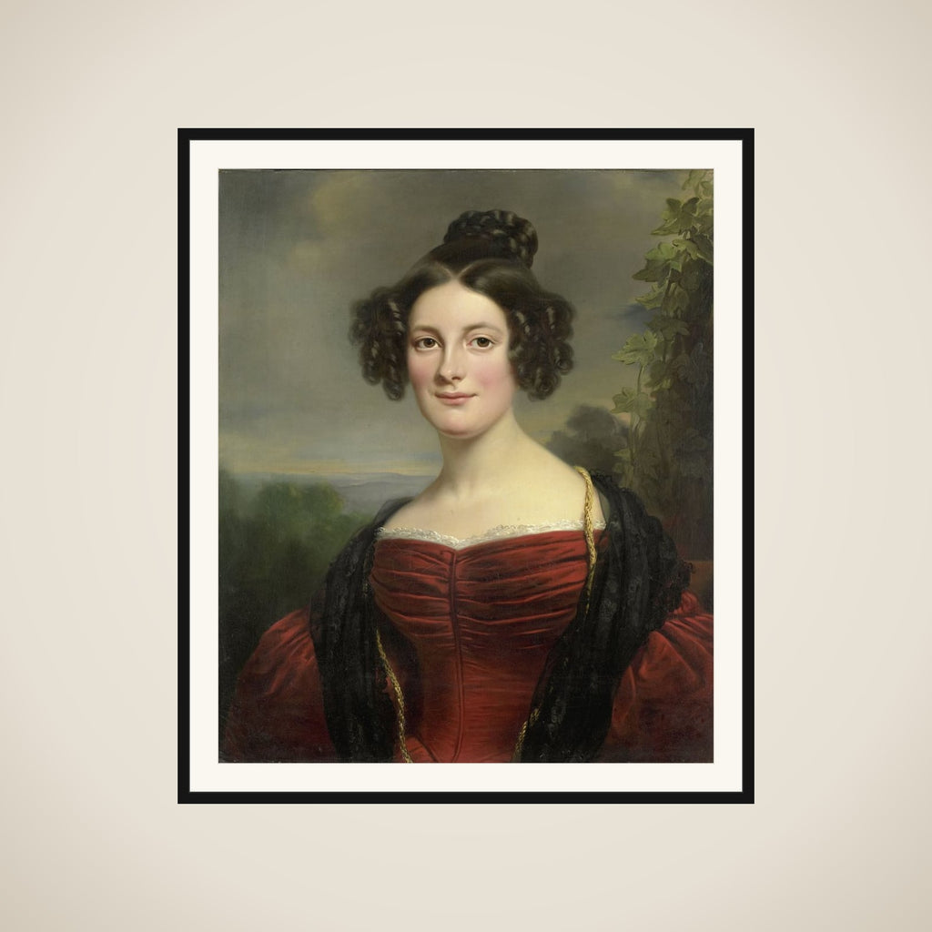 Catharina Annette Fraser (1815-92) framed
