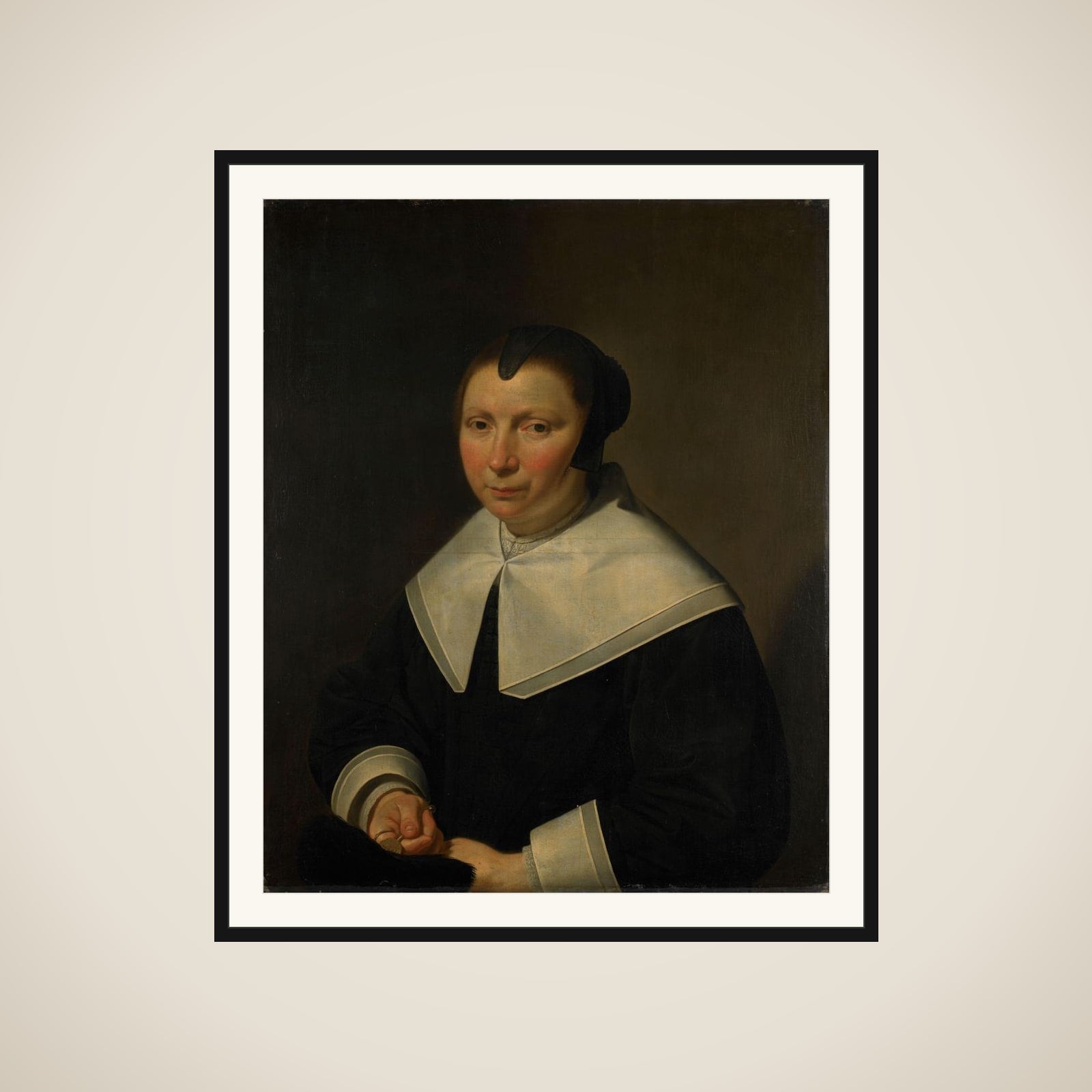 Portrait of a Woman framed