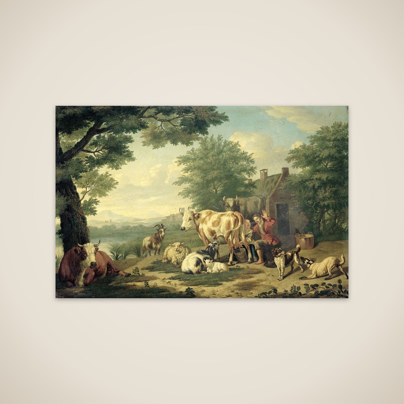 Milking Time unframed print