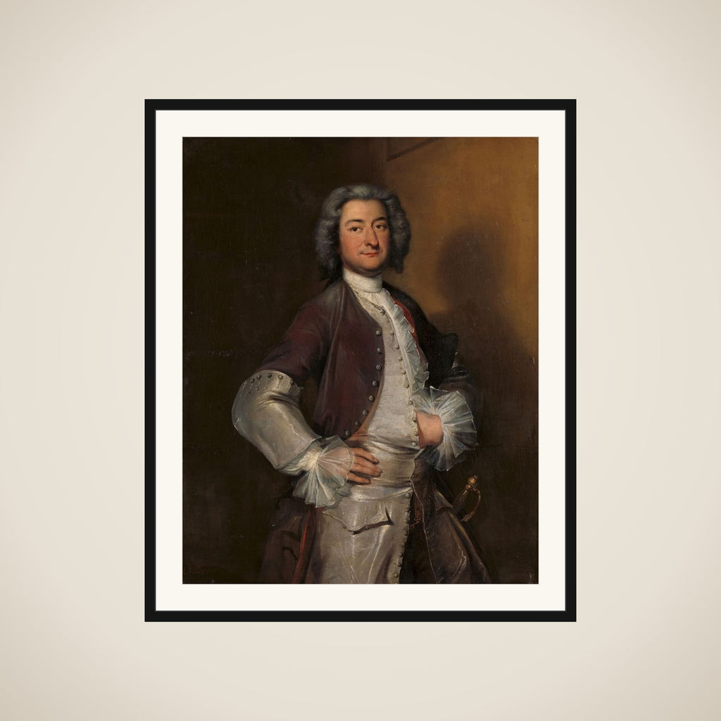 Portrait of Isaac Sweers, Chief Officer of Amsterdam and Governor of the Dutch East India Company framed