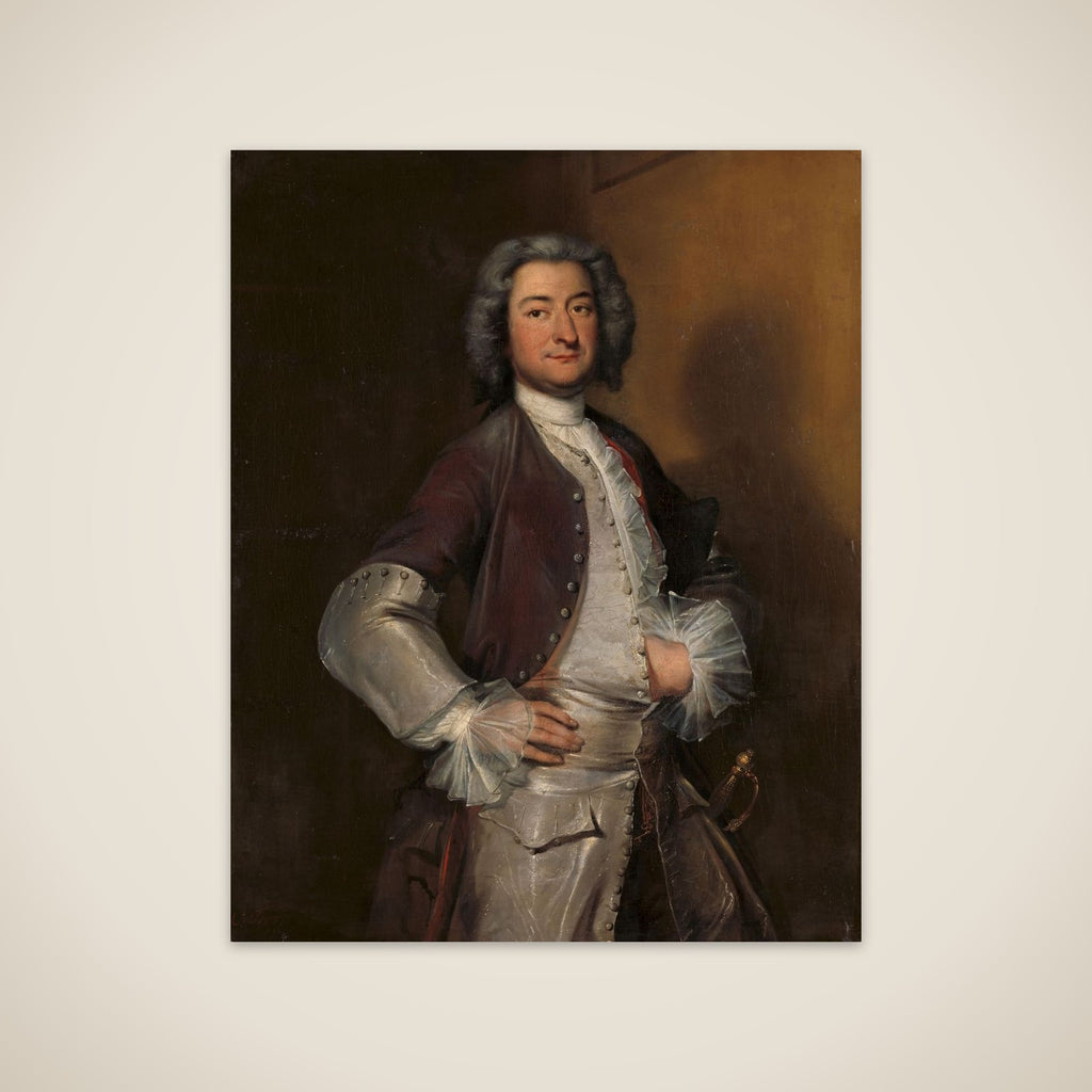 Portrait of Isaac Sweers, Chief Officer of Amsterdam and Governor of the Dutch East India Company unframed print