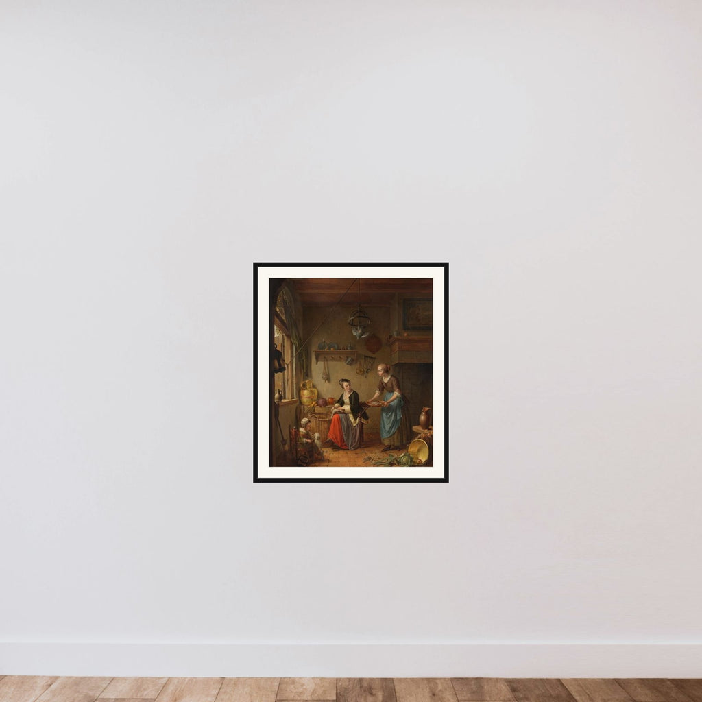 The Kitchen framed — shown to scale