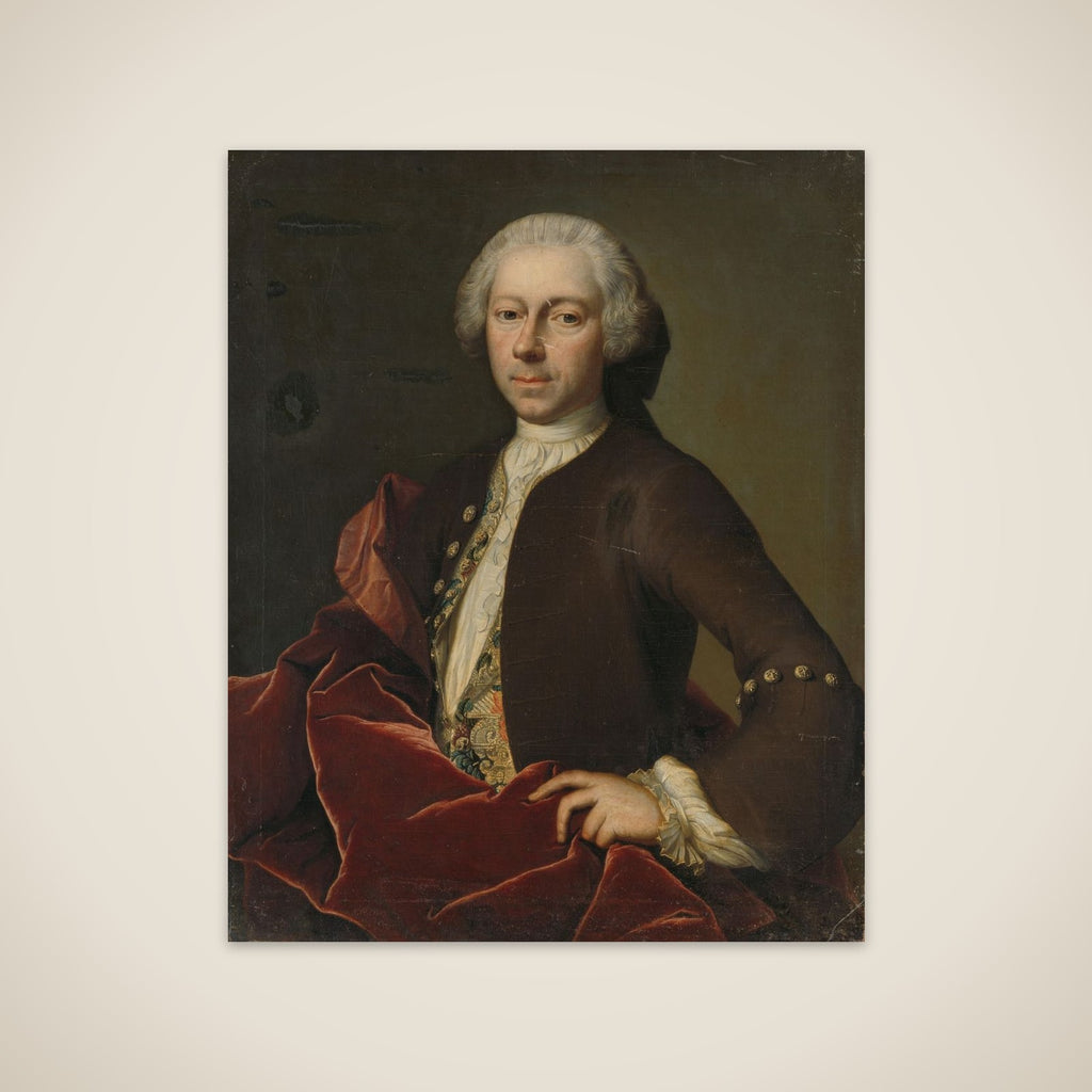 Portrait of Pieter Parker, Alderman, Burgomaster and Councilor of Goes unframed print