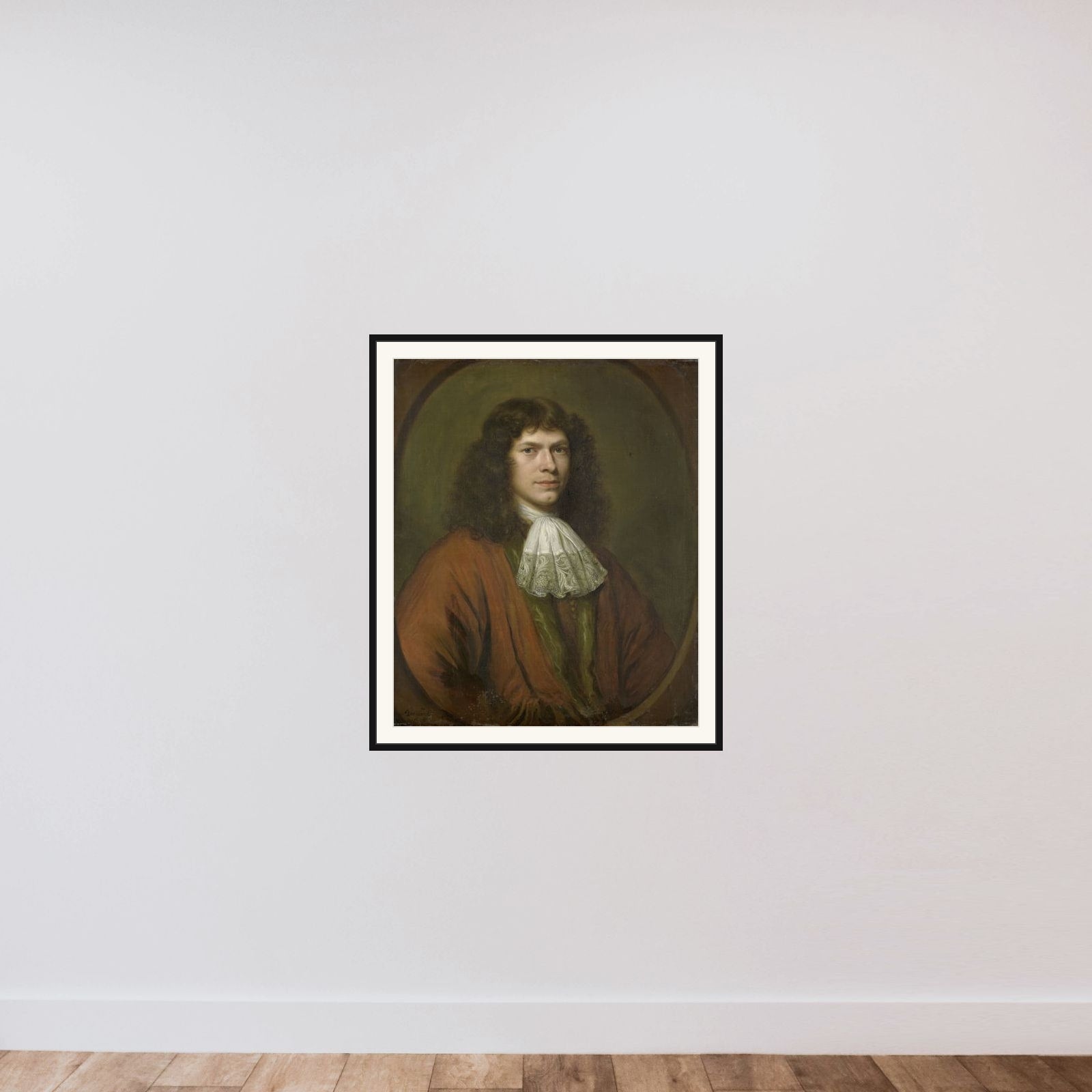 Johannes Parker, Alderman and Councilor of Middelburg framed — shown to scale