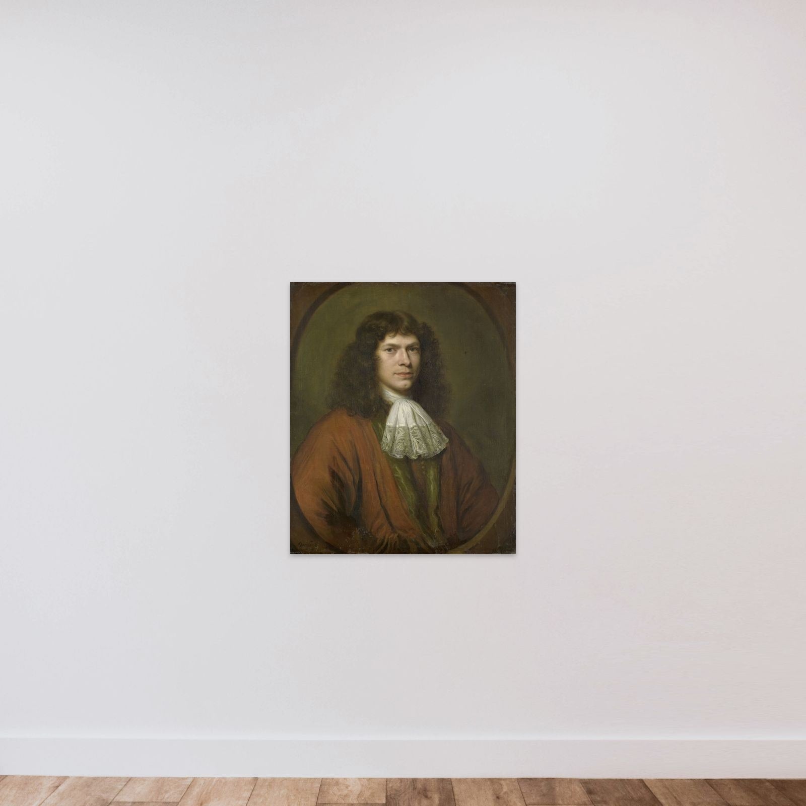 Johannes Parker, Alderman and Councilor of Middelburg unframed — shown to scale