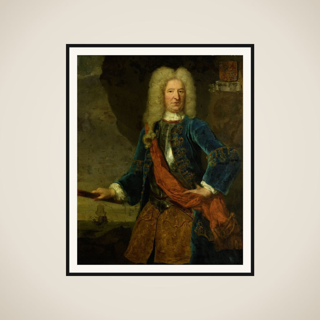 Portrait of François van Aerssen, Lord of Sommelsdijk, Vice-Admiral of Holland and West-Friesland framed