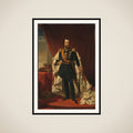 Portrait of William III, King of the Netherlands framed