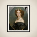 Portrait of Sophia Frederika Mathilda (1818-77), Princess of Württemberg framed